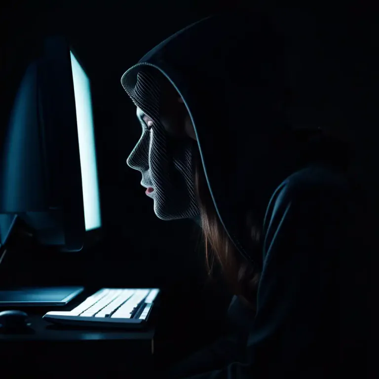 Visual representation of "anonymity" - In computing, the state of being anonymous on the internet
