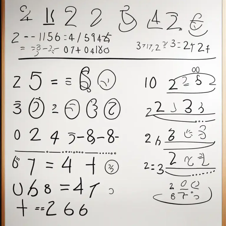 Visual representation of "division" - An arithmetic operation where one quantity is divided by another.