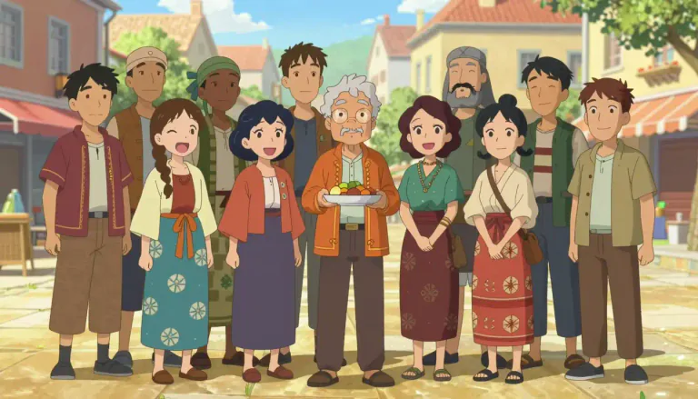 Visual representation of "ethnicity" - A group of people who share a common culture, language or history