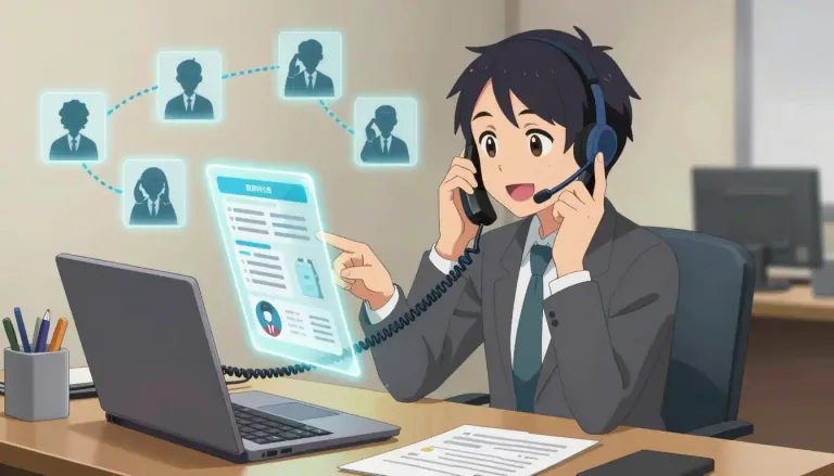 Visual representation of "telemarketing" - The activity of selling products or services over the phone.
