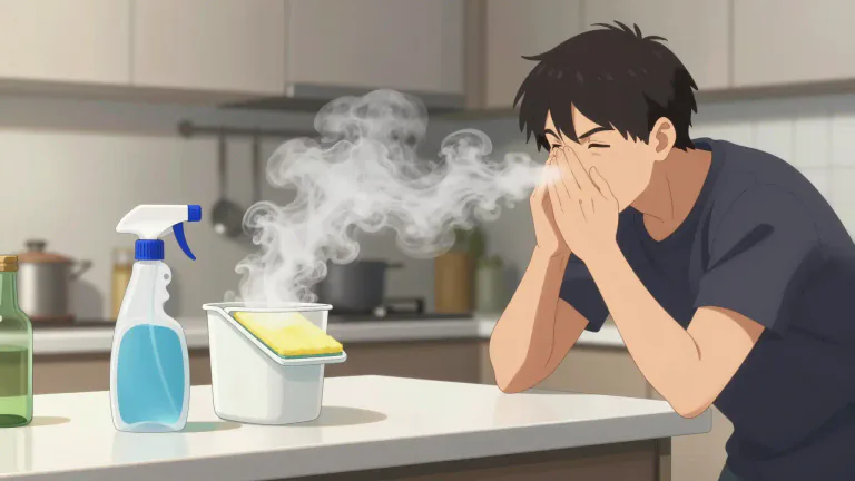 Visual representation of "ammonia" - a colorless gas with a strong smell. It is often used in cleaning products.