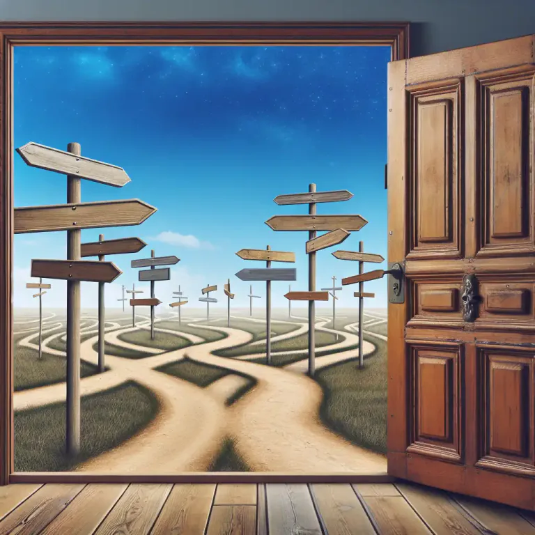 Visual representation of "room" - An opportunity or scope for something to happen or be done