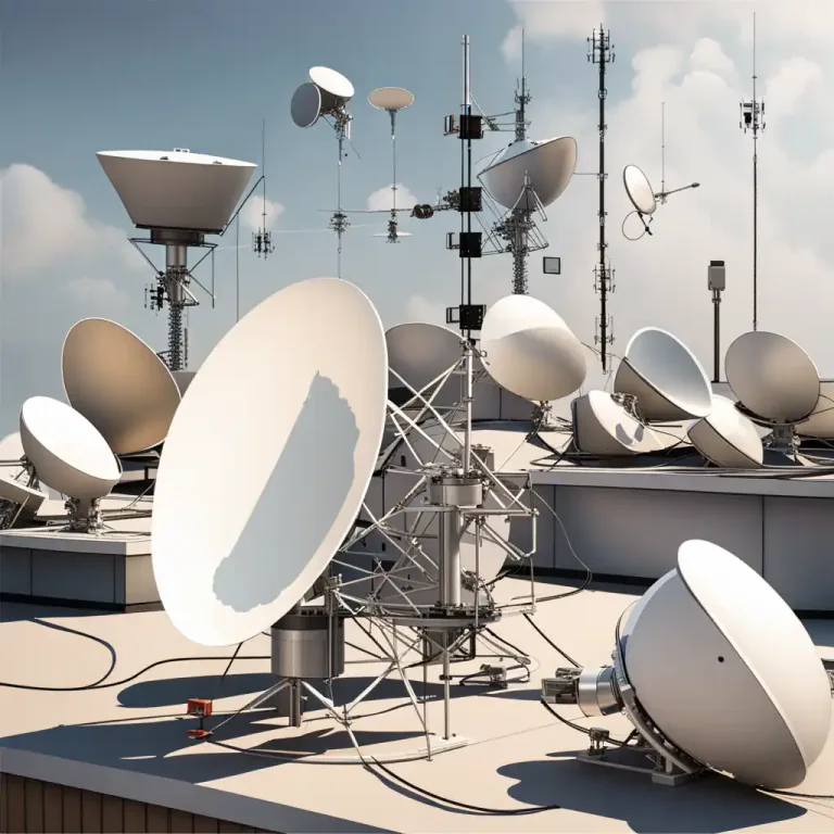 Visual representation of "broadband" - Referring to a signal that covers a wide range of frequencies