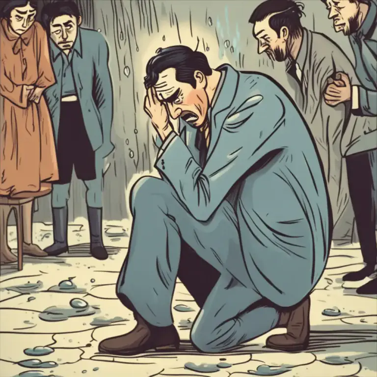 Visual representation of "wimp" - A person who complains too much or gets easily upset or scared