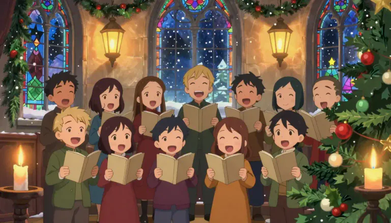 Visual representation of "noel" - The period of time around Christmas, or a song that is sung at this time.
