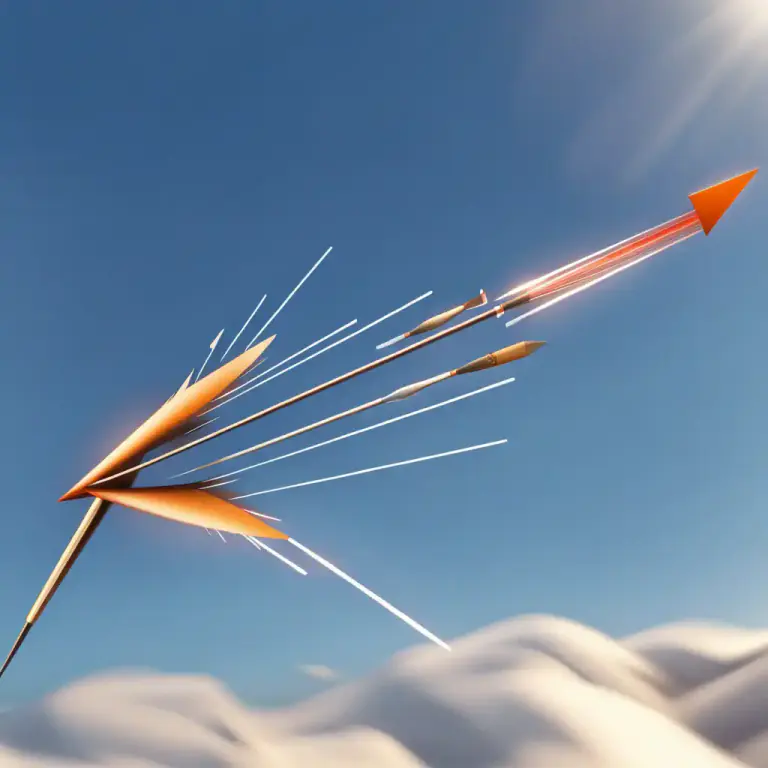 Visual representation of "whizz" - A sound of something moving quickly
