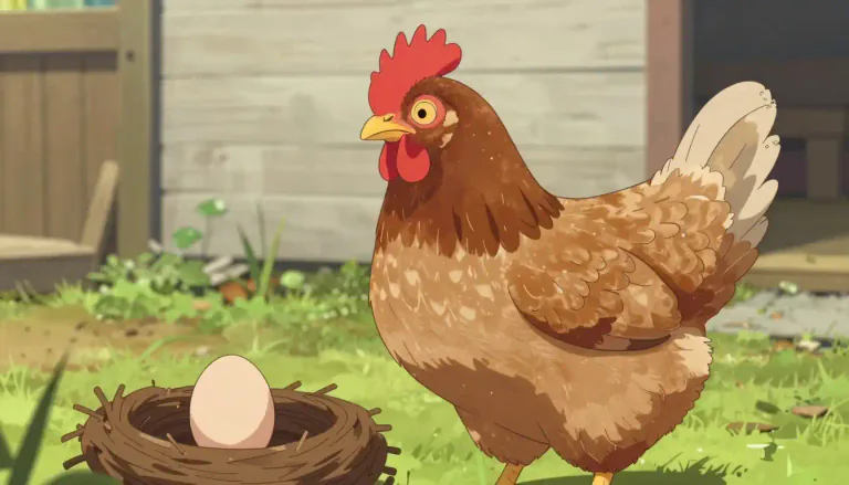 Visual representation of "hen" - A female bird, especially a domestic fowl