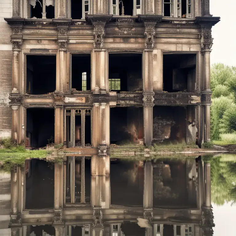Visual representation of "husk" - an empty, useless remain