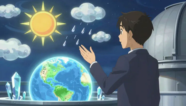Visual representation of "prognostication" - The act of making a prediction or forecast