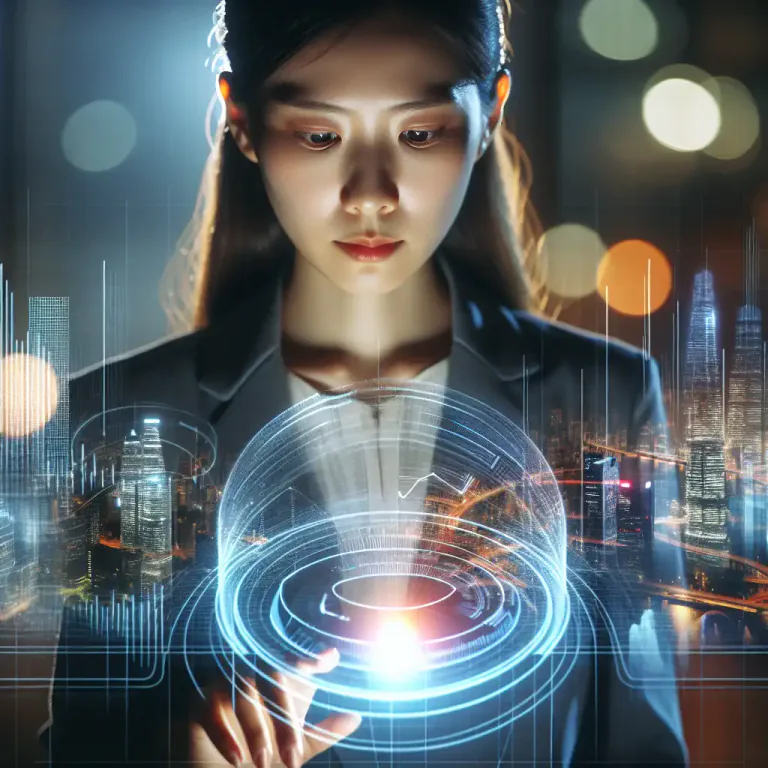 Visual representation of "futurism" - The belief or study about the prediction of future events based on current trends.