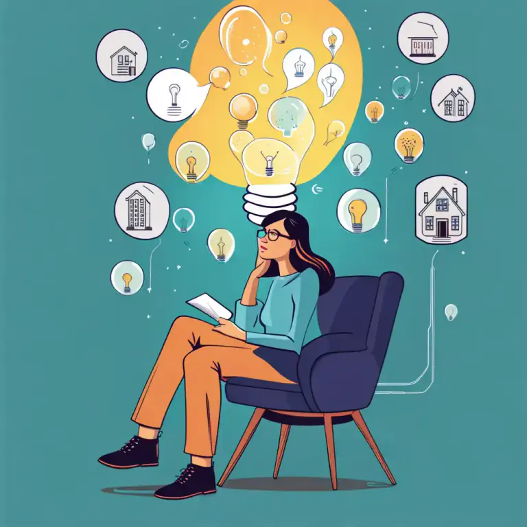 Visual representation of "think about" - To give careful thought to something or someone, to contemplate.