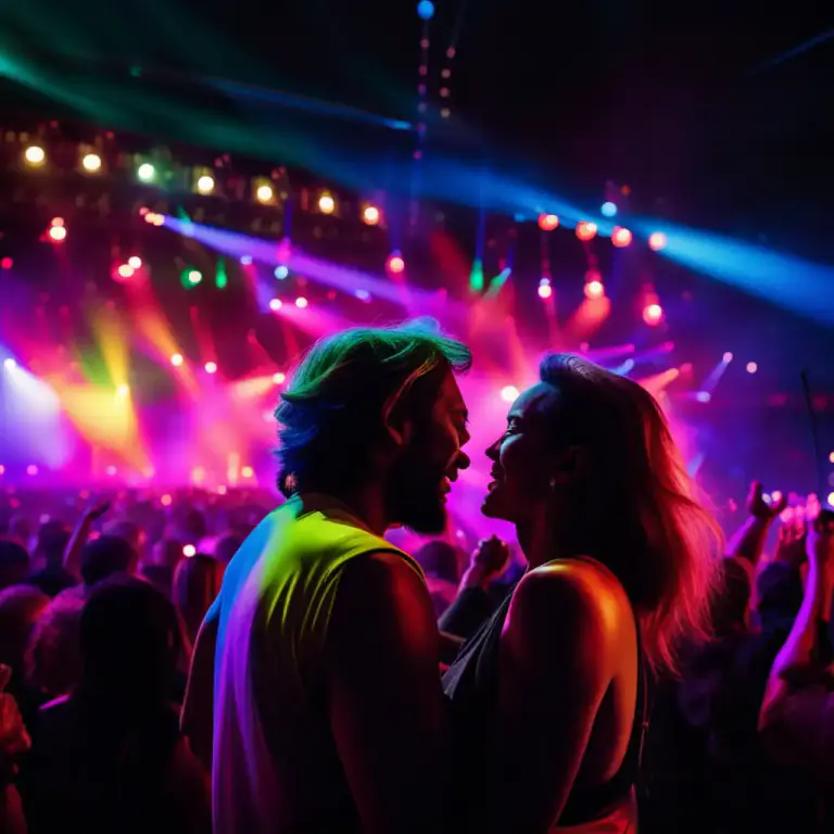 Visual representation of "a night out" - An evening spent at a particular activity or event