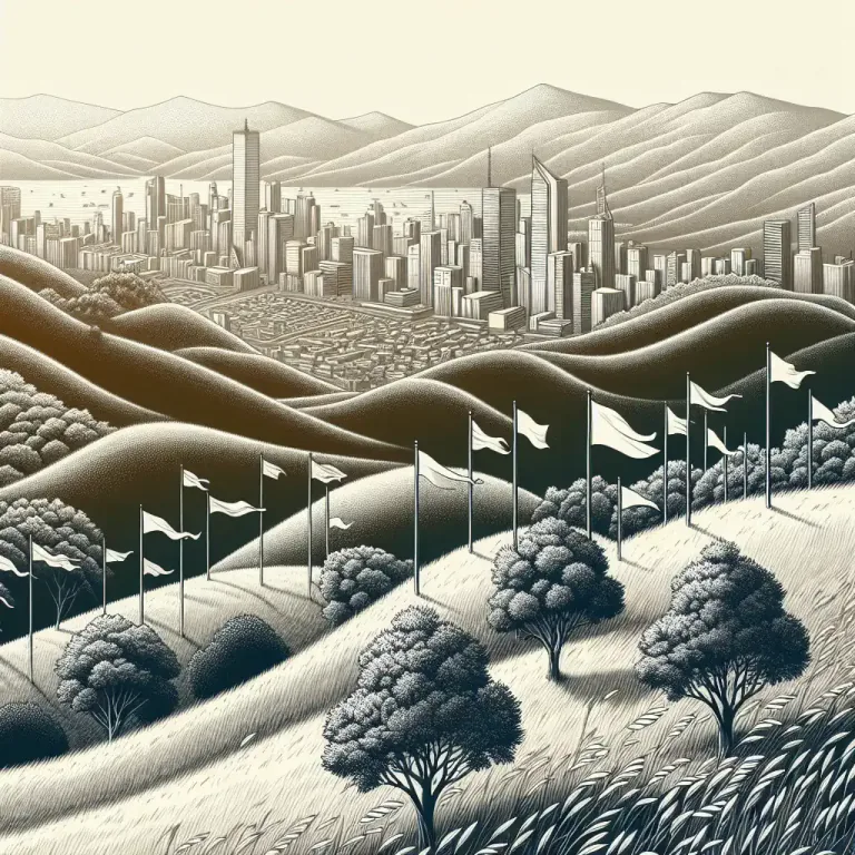 Visual representation of "windward" - The side or direction from which the wind is blowing.