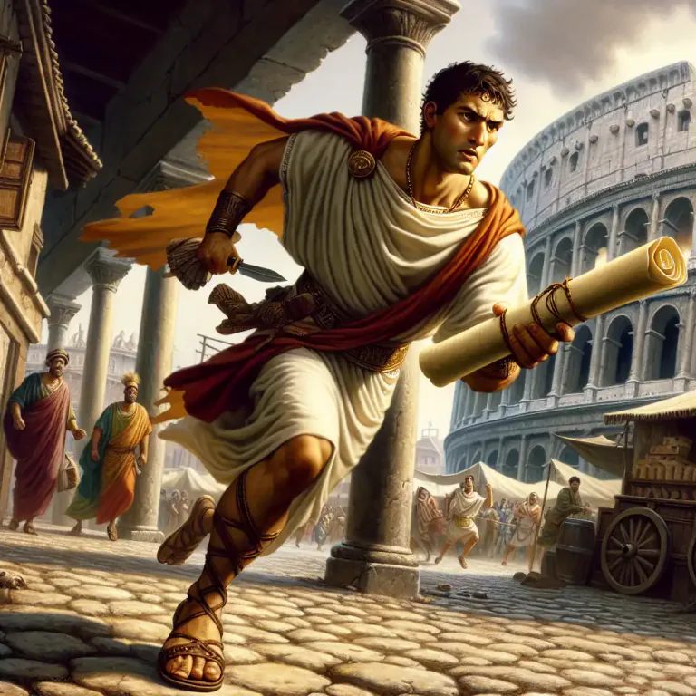 Visual representation of "cursor" - In ancient Rome, a cursor was a messenger.
