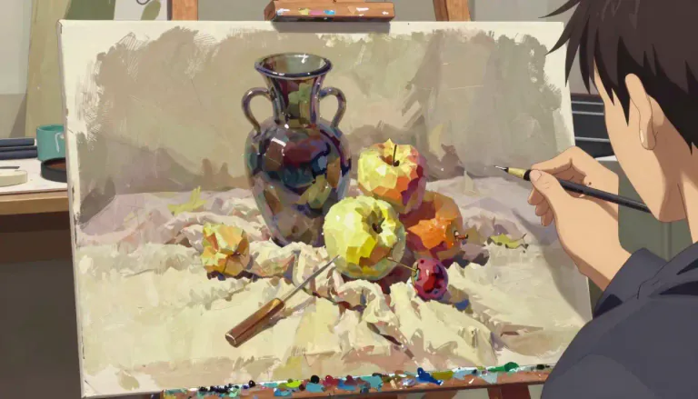Visual representation of "representational" - Relating to the realistic depiction of things in art or literature.