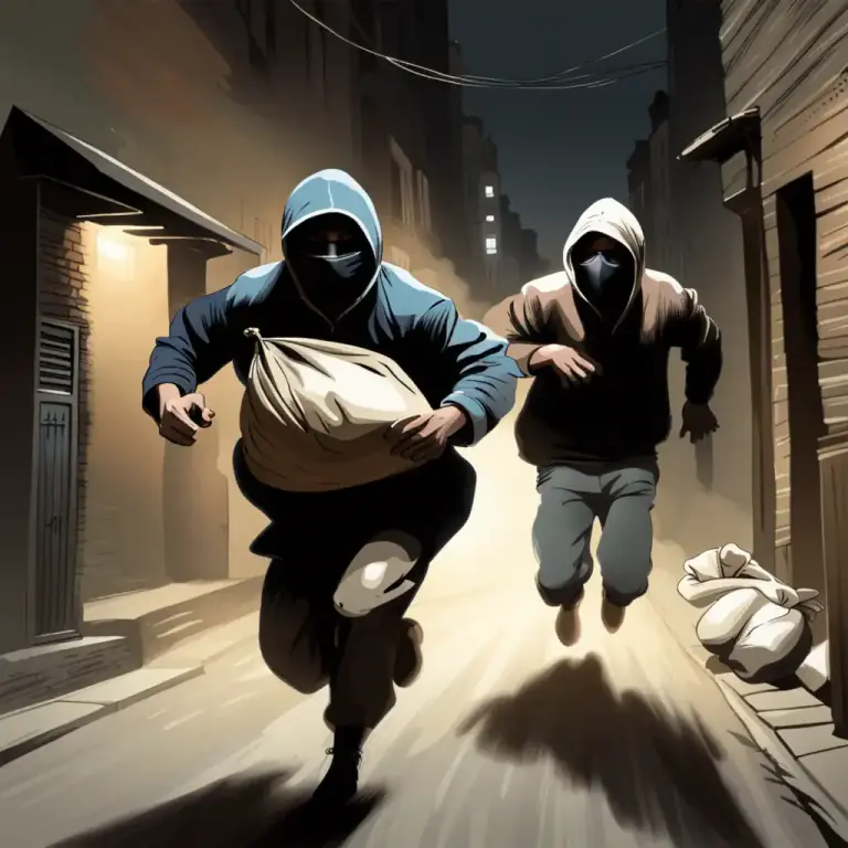Visual representation of "take flight" - To leave or run away from a place or situation, often because you are afraid