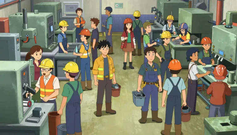 Visual representation of "manpower" - The number of people that are available to work