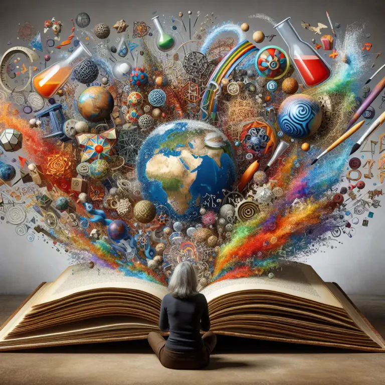 Visual representation of "encyclopedic" - Covering all or many subjects; widely comprehensive