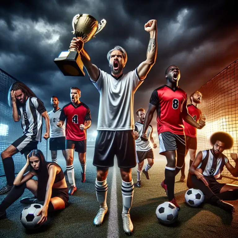 Visual representation of "knockout" - A competition where the losing person or team is removed