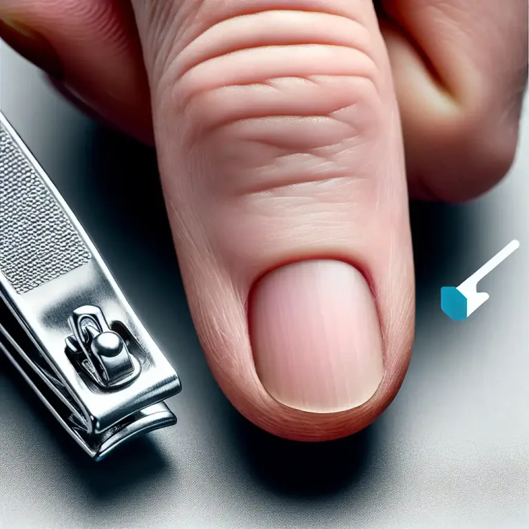 Visual representation of "quick" - The sensitive part of the body such as the area under the nails