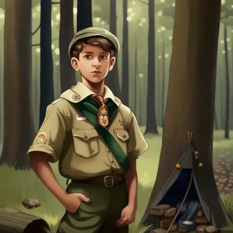 Visual representation of "scout" - A member of the Scout Association, a worldwide youth organization