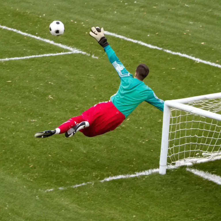 Visual representation of "deny" - In sports, to prevent an opponent from scoring or winning