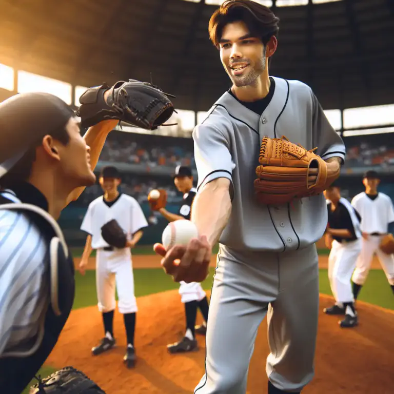 Visual representation of "reliever" - A substitute player in a team sport who replaces a teammate during the game