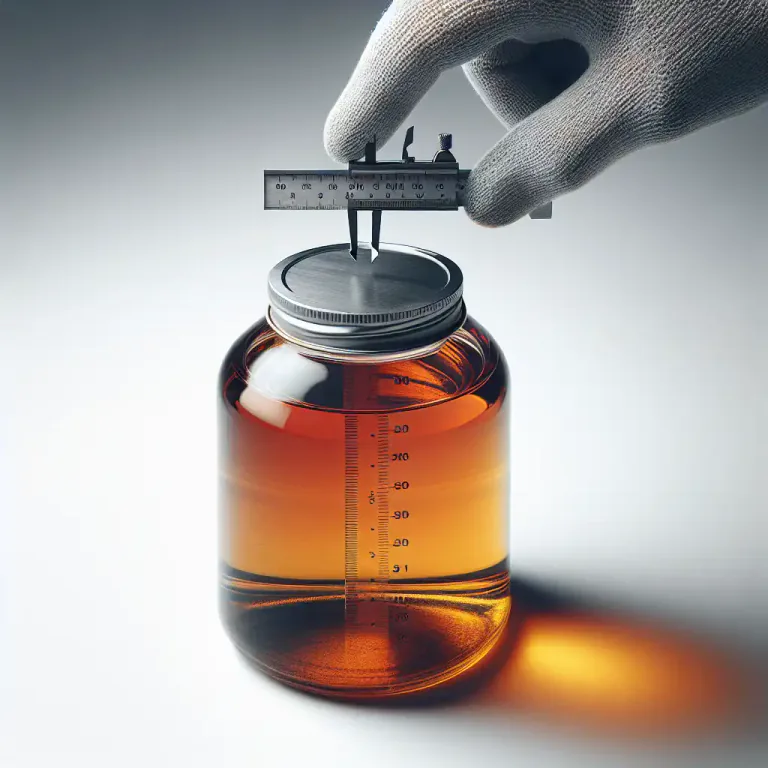 Visual representation of "headspace" - In brewing and canning, it's the space that is left at the top of a container before being sealed.