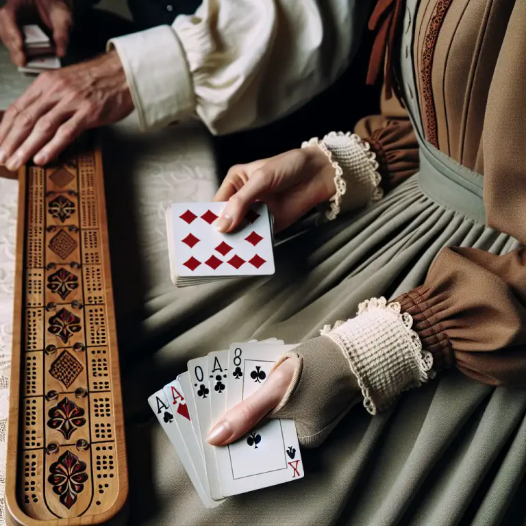 Visual representation of "pone" - The player to the dealer's right in card games.
