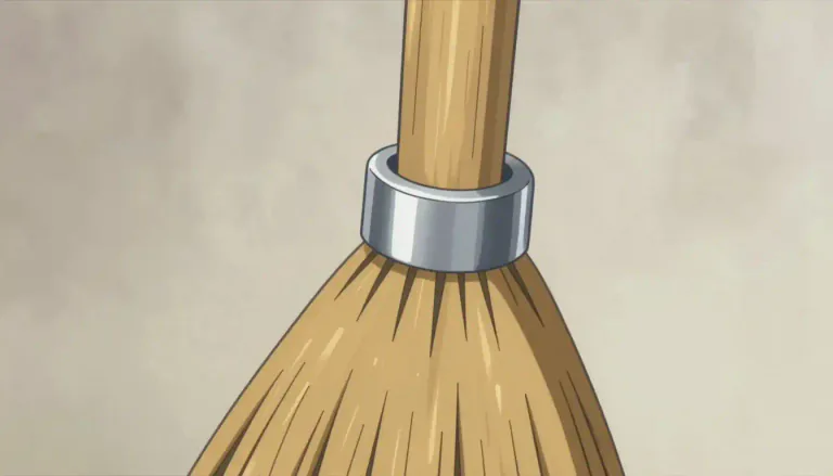 Visual representation of "ferrule" - A metal band or cap at the end of a handle to give it strength or to prevent it from splitting.