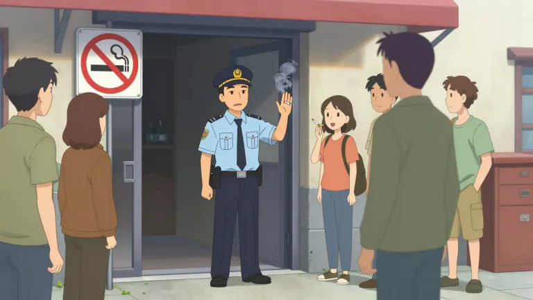 Visual representation of "ban" - An official rule or law saying that something is not allowed.