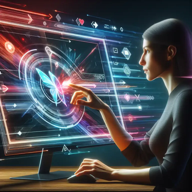 Visual representation of "dynamically" - In computing, when elements are updated or changed based on user interaction or other variables