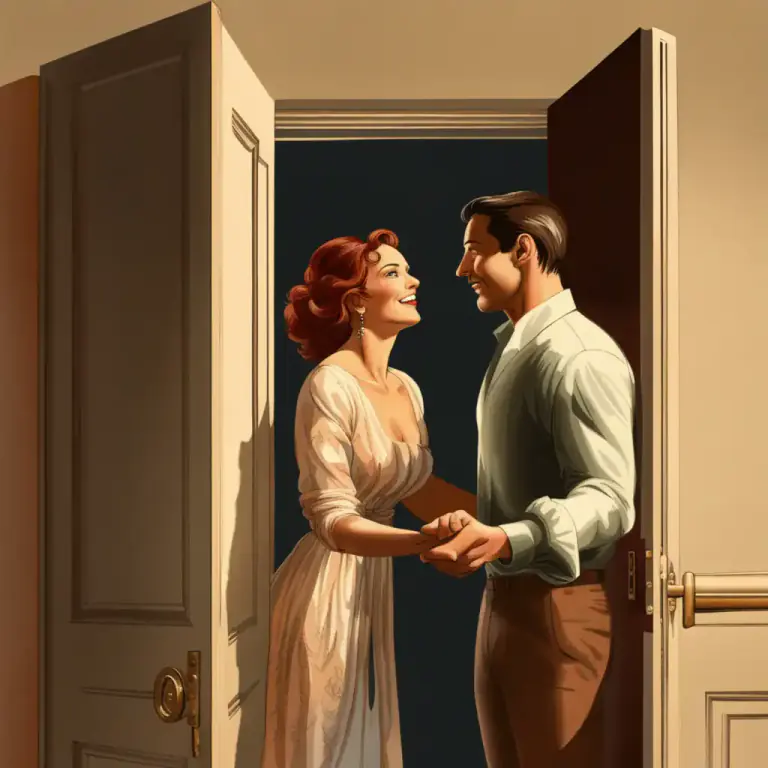 Visual representation of "take back" - To accept someone again after they have been rejected