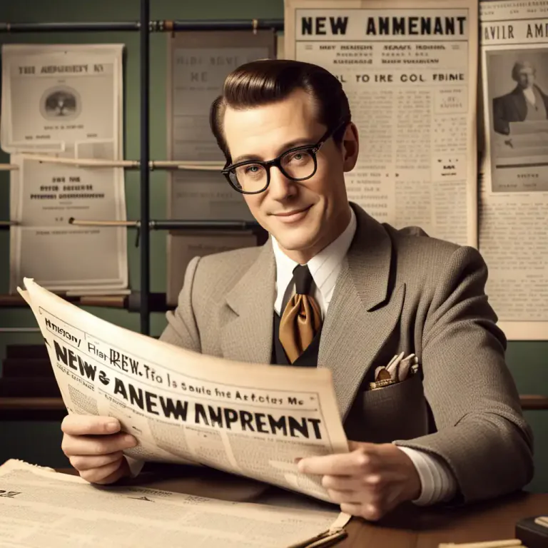 Visual representation of "gazette" - To publish something in a gazette.
