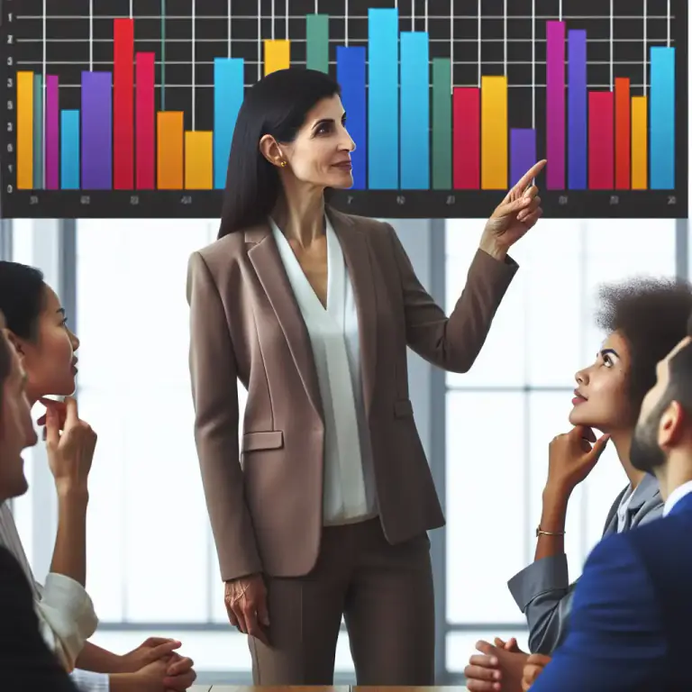 Visual representation of "tableau" - A graphical representation of data or information