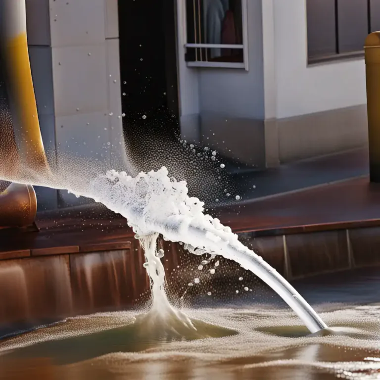 Visual representation of "gush" - an act of gushing