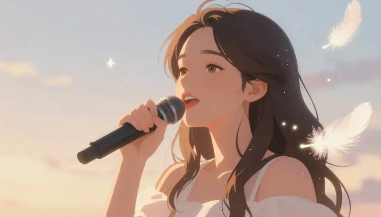 Visual representation of "angelically" - in a way that is extremely good or beautiful
