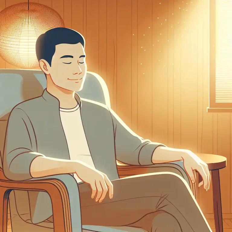 Visual representation of "easiness" - The condition of being relaxed or confident