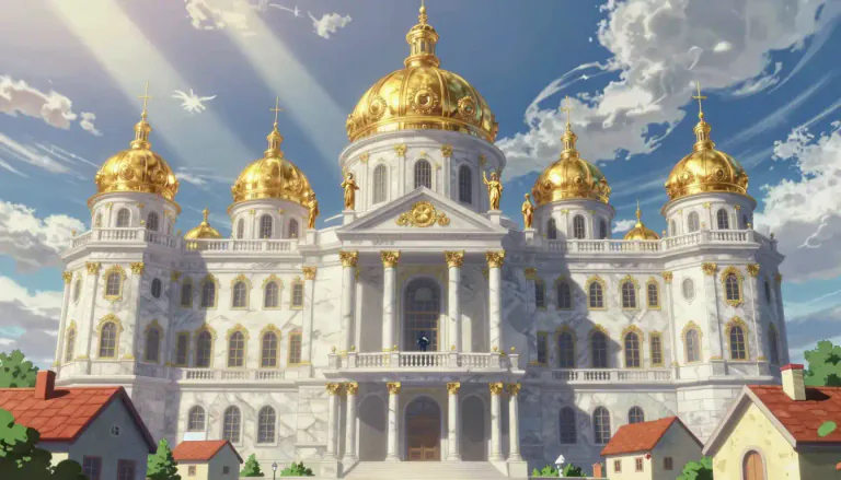 Visual representation of "grandiose" - Something that is very big, impressive, or made to seem more important or impressive than it needs to be.