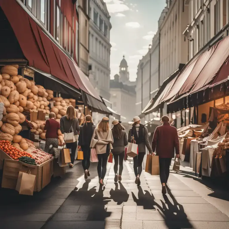 Visual representation of "go about" - To move or travel around a place