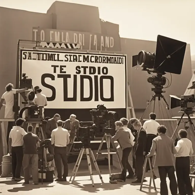 Visual representation of "studio" - A company that makes films.