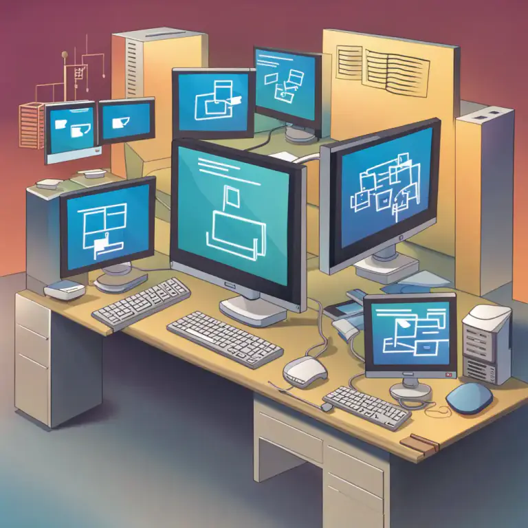 Visual representation of "parallel" - Involving the simultaneous performance of operations