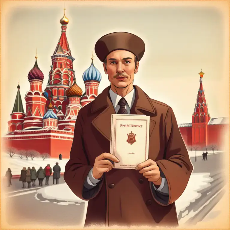 Visual representation of "soviet" - A citizen of the former Soviet Union