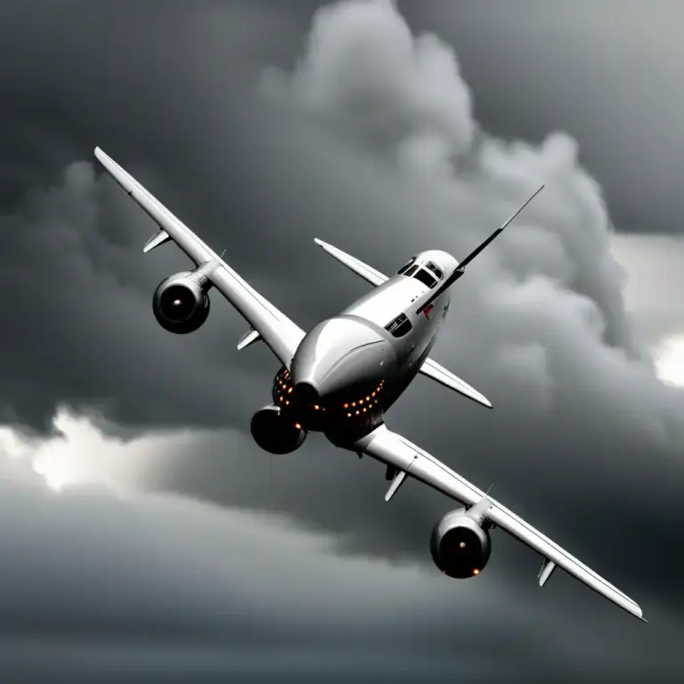Visual representation of "attitude" - The position of an aircraft relative to the horizon