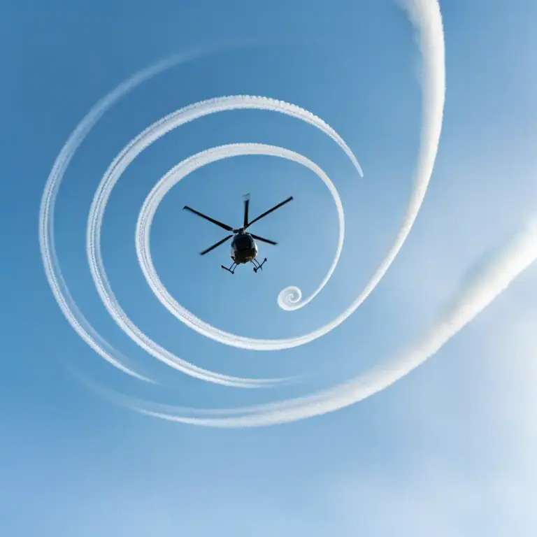 Visual representation of "spiral up" - To move upwards in a circular motion