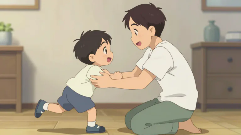Visual representation of "daddy" - A child's word for father
