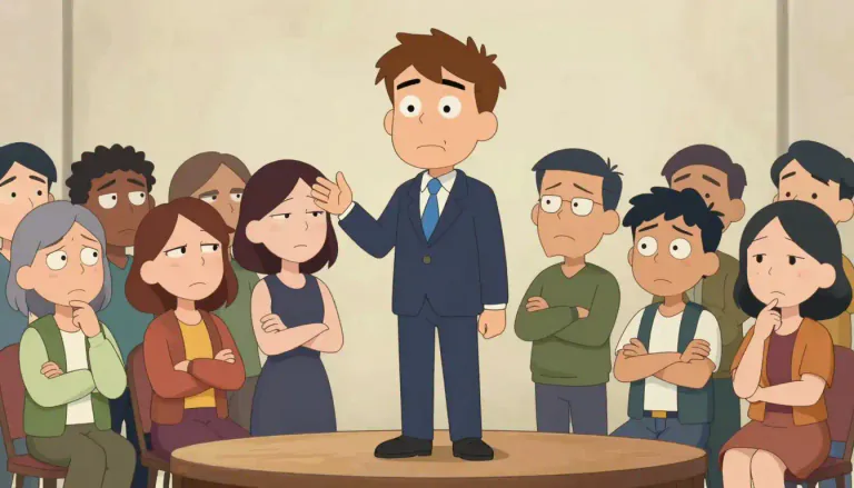 Visual representation of "skepticism" - A doubt about the truth or effectiveness of something.
