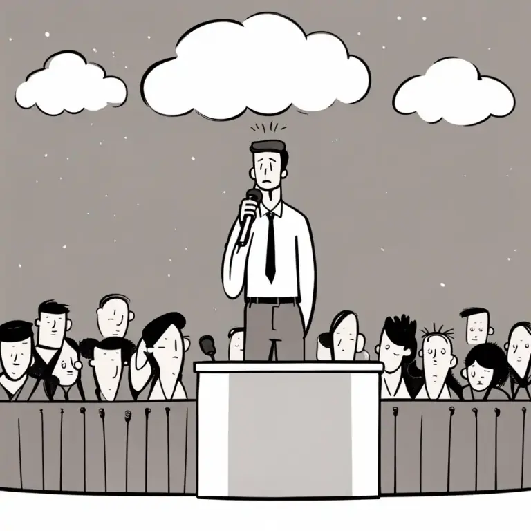 Visual representation of "blah" - Used to suggest that something is boring or without meaningful content.