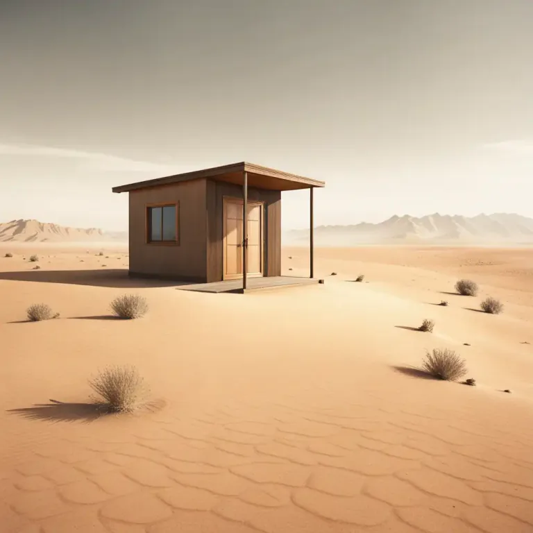 Visual representation of "nowhere" - A place that is remote, unimportant, or unknown