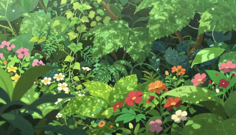 Visual representation of "luxuriant" - Growing thickly and strongly in a way that is attractive. Mainly used to describe plants.